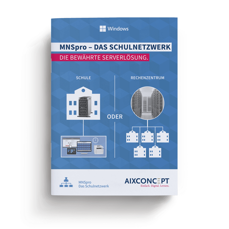 Mockup MNSpro Das Schulnetzwerk 2022